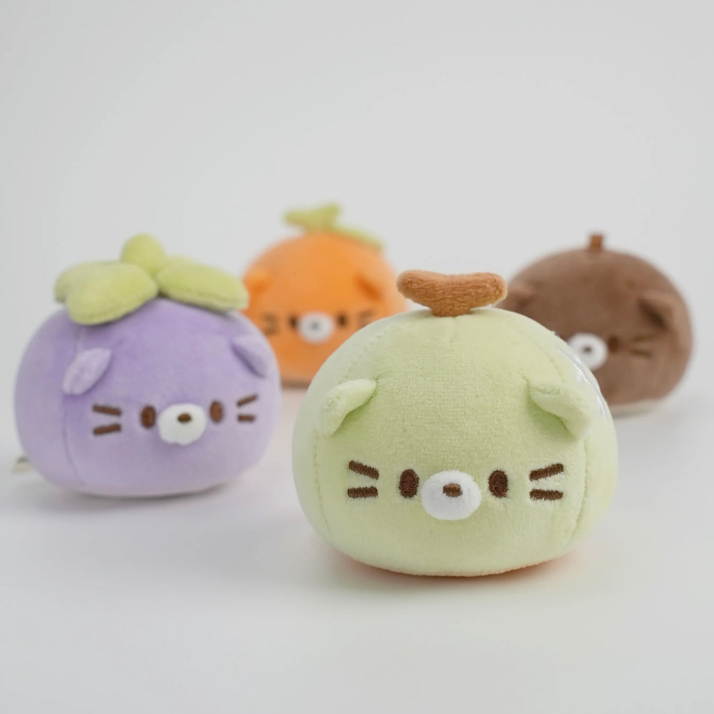 Lumi the Fruit Cat Plush Keychain