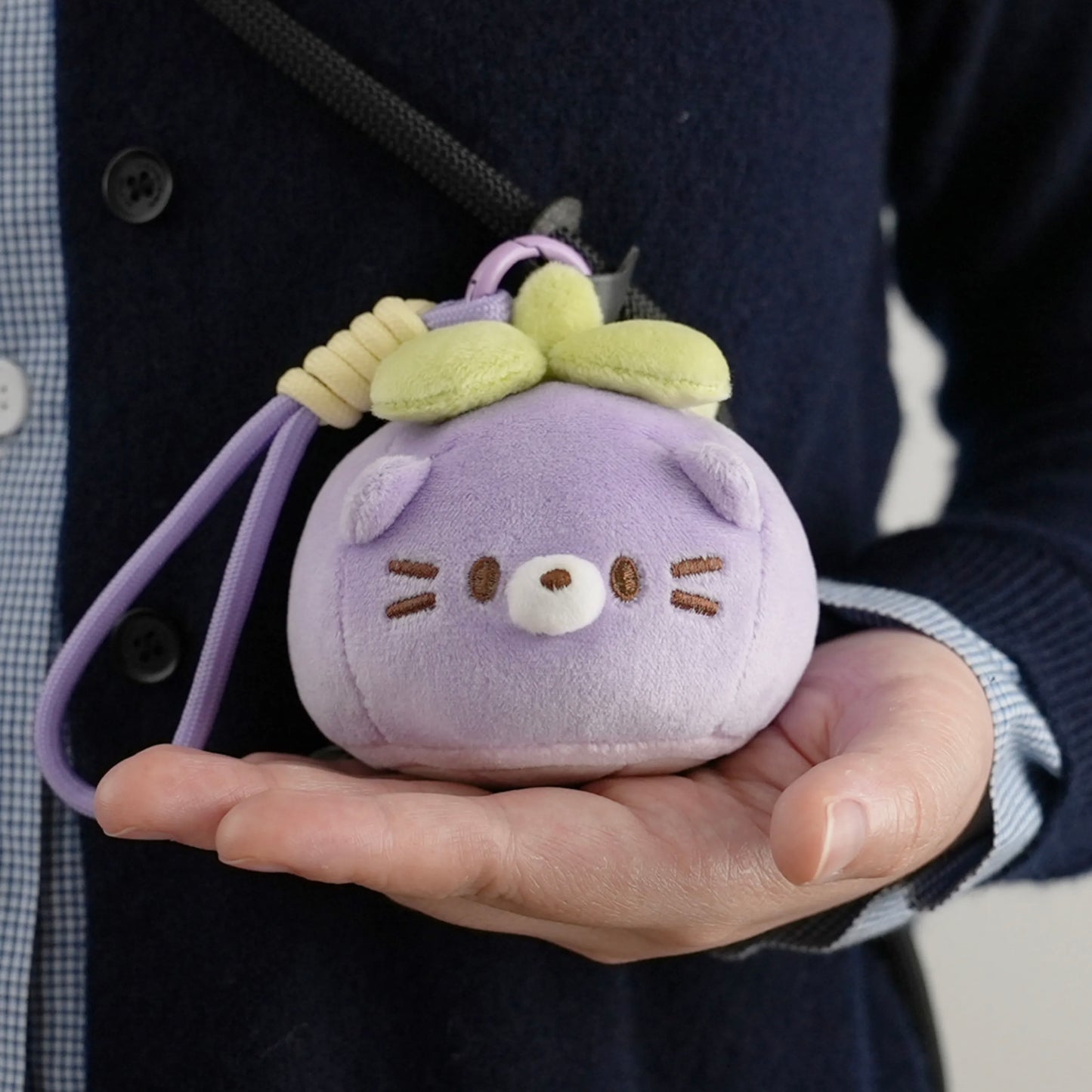 Lumi the Fruit Cat Plush Keychain