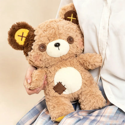Mimi the Button Patch Bear Plushie