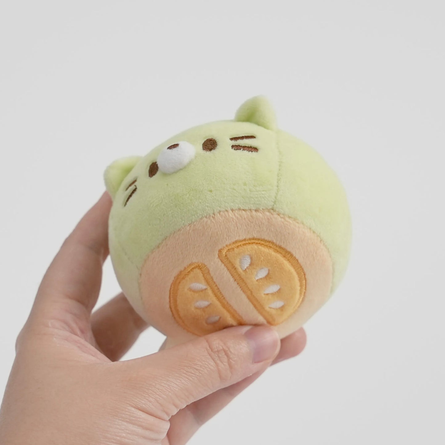 Lumi the Fruit Cat Plush Keychain