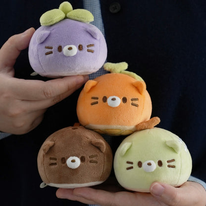 Lumi the Fruit Cat Plush Keychain