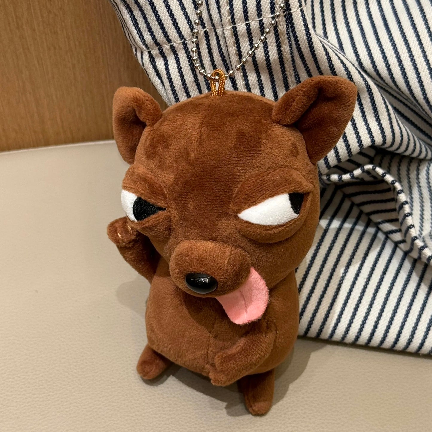 Dobby the Silly Chihuahua Plush Keychain