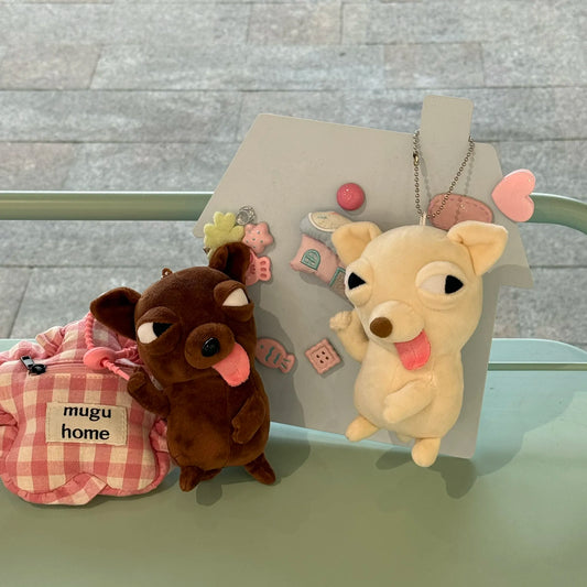 Dobby the Silly Chihuahua Plush Keychain