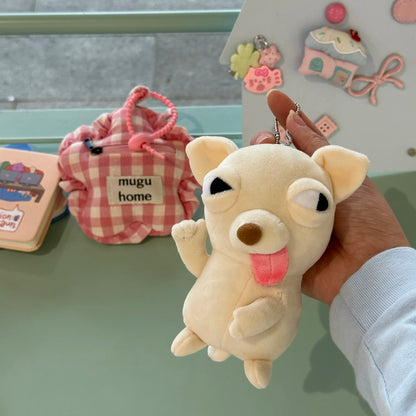 Dobby the Silly Chihuahua Plush Keychain