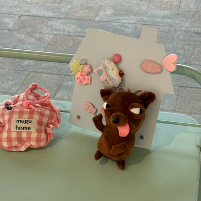 Dobby the Silly Chihuahua Plush Keychain