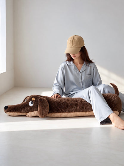 Oversized Dachshund Body Pillow – 120 cm