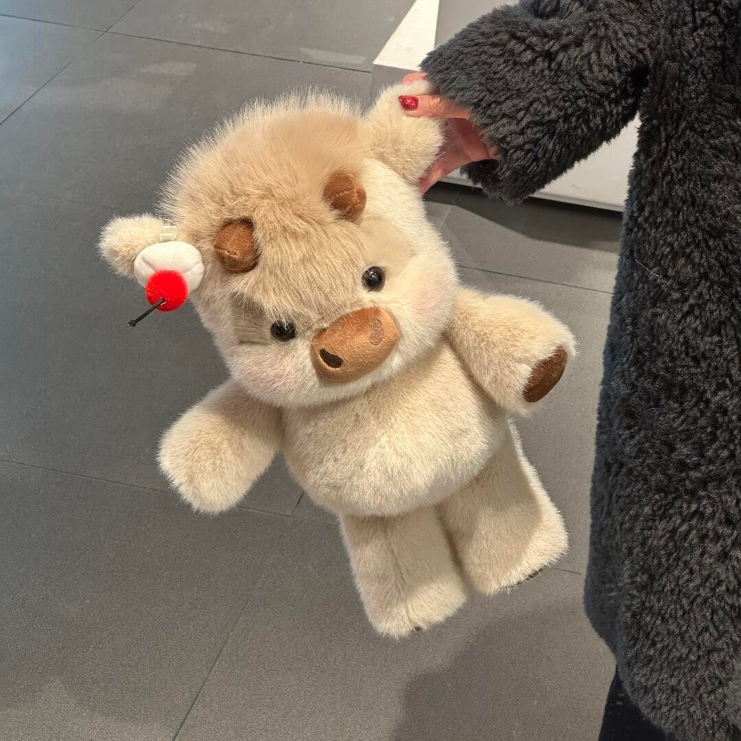 MooMellow the Chubby Highland Cow Plushie