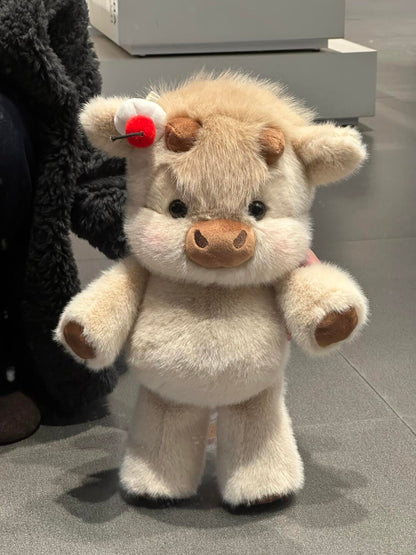 MooMellow the Chubby Highland Cow Plushie