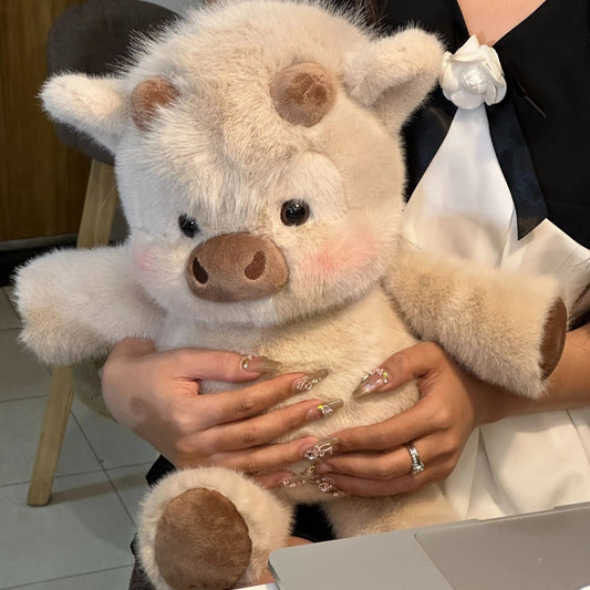 MooMellow the Chubby Highland Cow Plushie