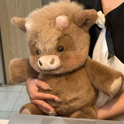 MooMellow the Chubby Highland Cow Plushie