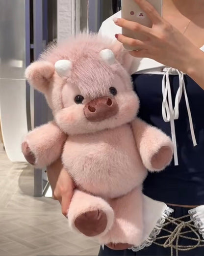 MooMellow the Chubby Highland Cow Plushie