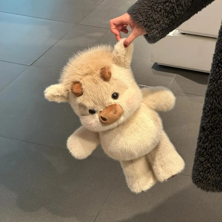 MooMellow the Chubby Highland Cow Plushie
