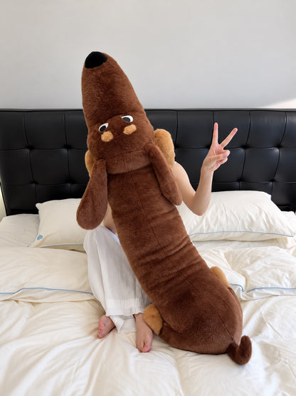 Oversized Dachshund Body Pillow – 120 cm