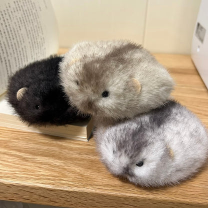 Nugget the Handmade Patchwork Hamster Plushie
