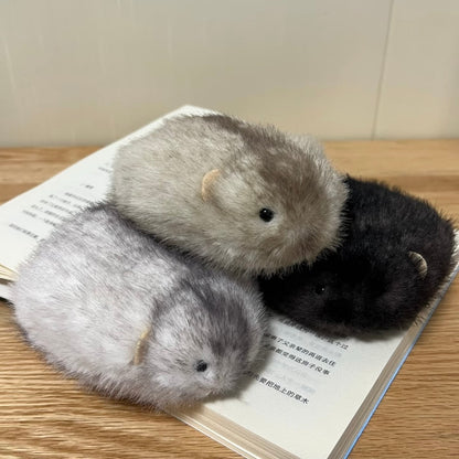 Nugget the Handmade Patchwork Hamster Plushie