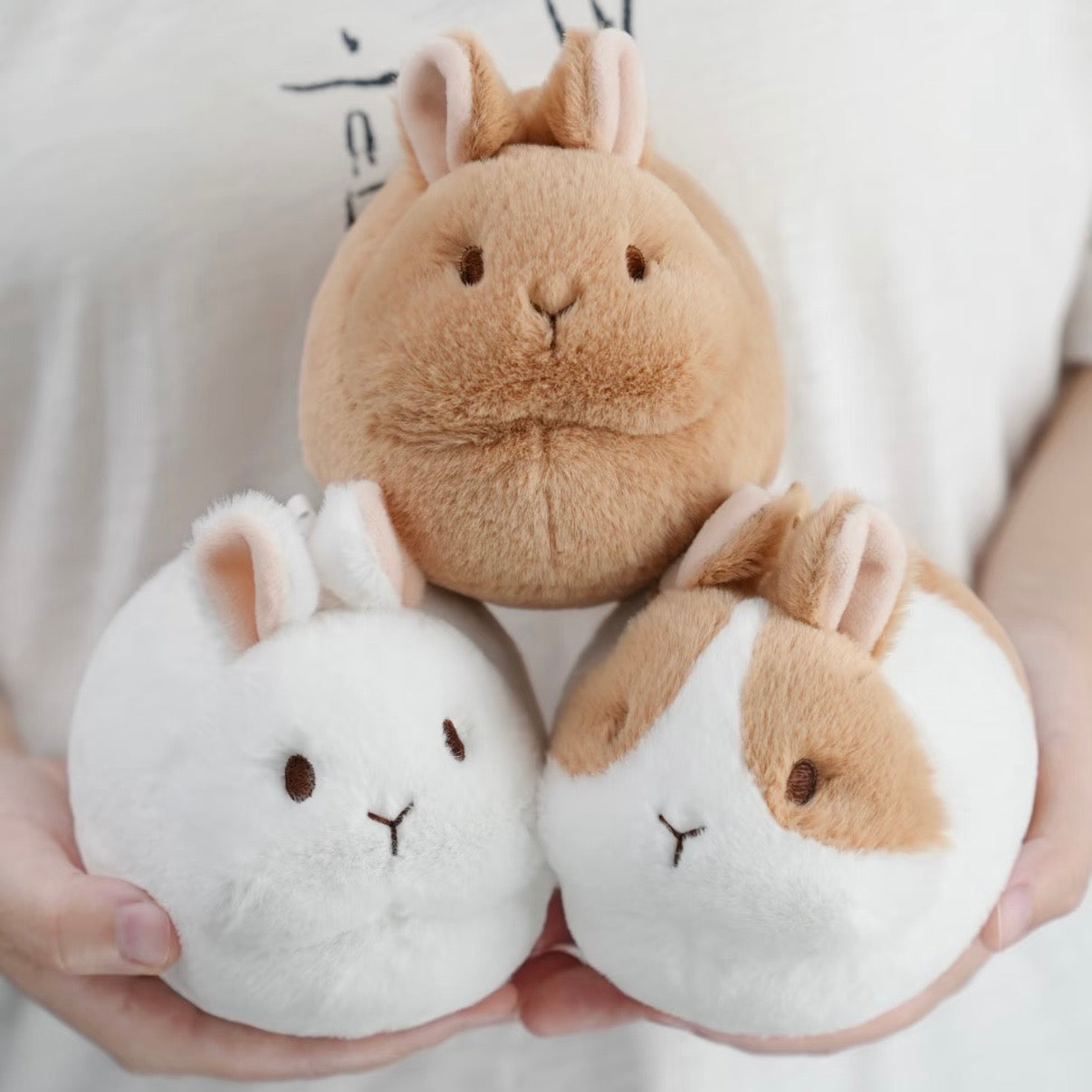 Momo the Bunny Ball Plush Keychain