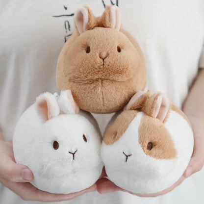 Momo the Bunny Ball Plush Keychain