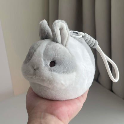 Momo the Bunny Ball Plush Keychain