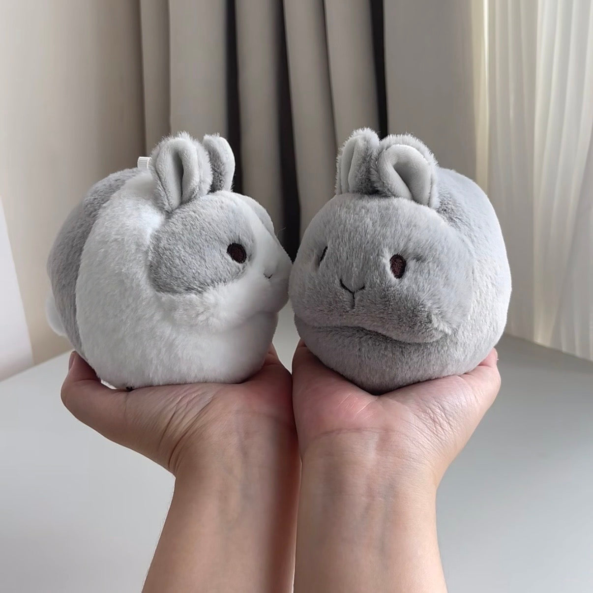 Momo the Bunny Ball Plush Keychain