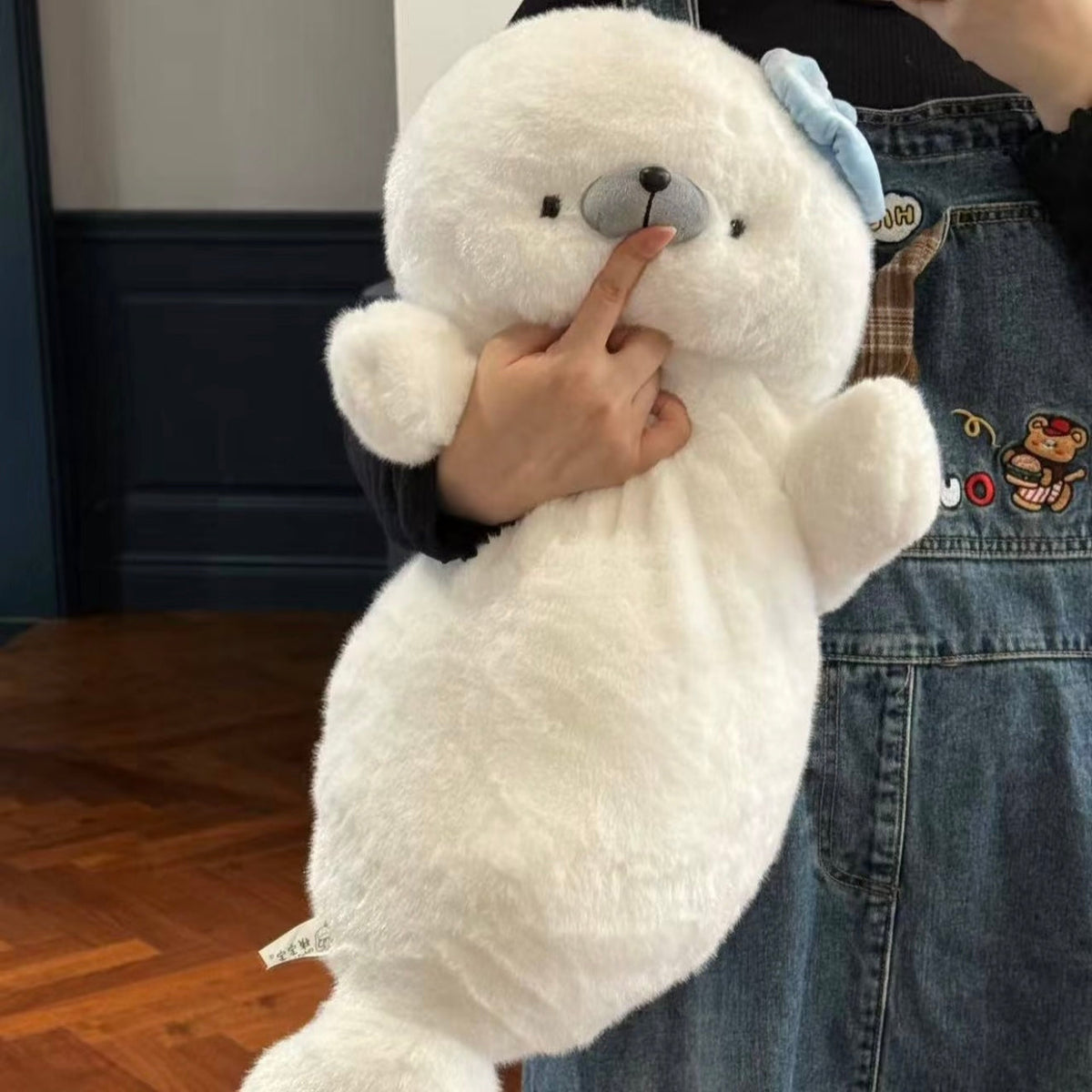 Poffy the Cuddly Seal Plush Pillow