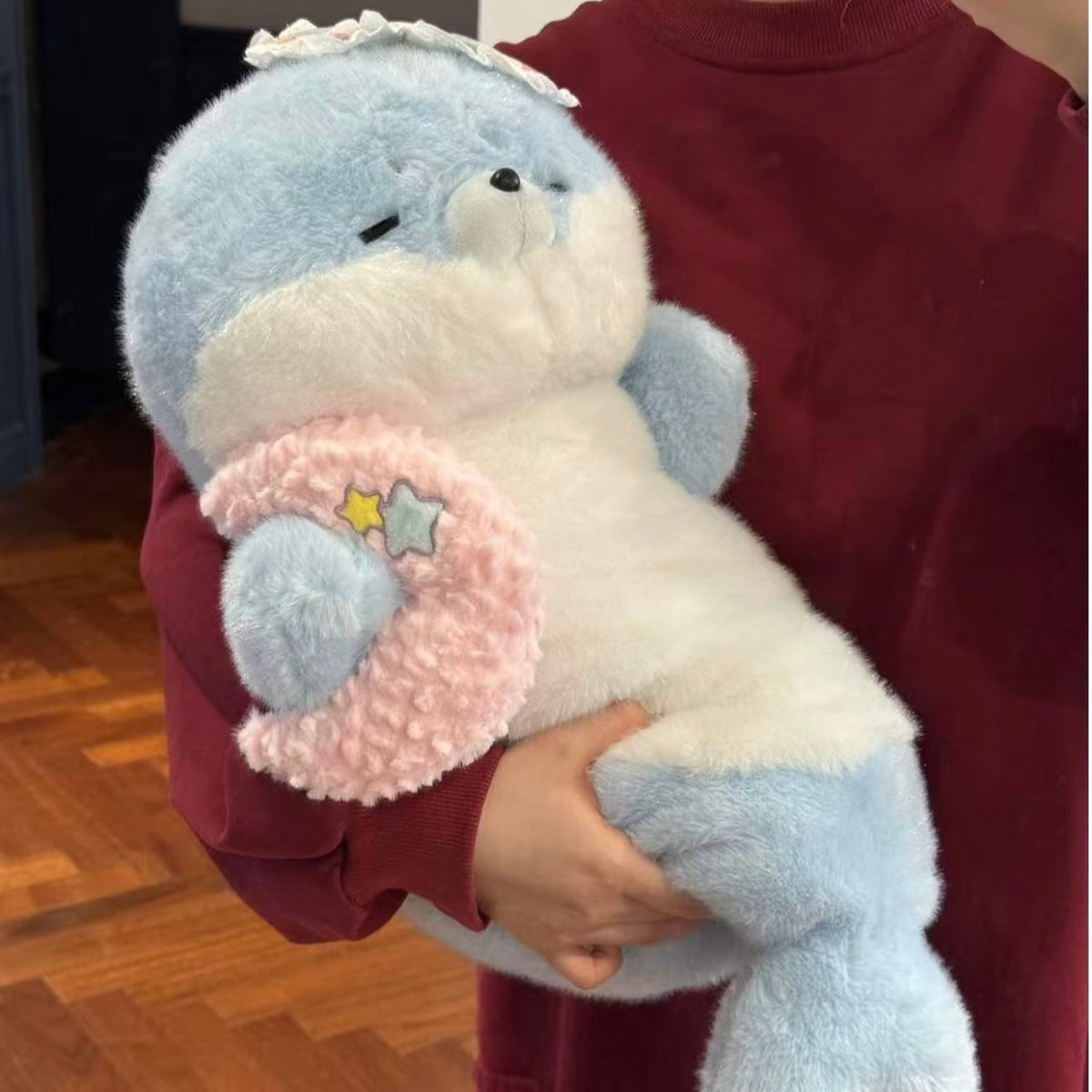 Poffy the Cuddly Seal Plush Pillow