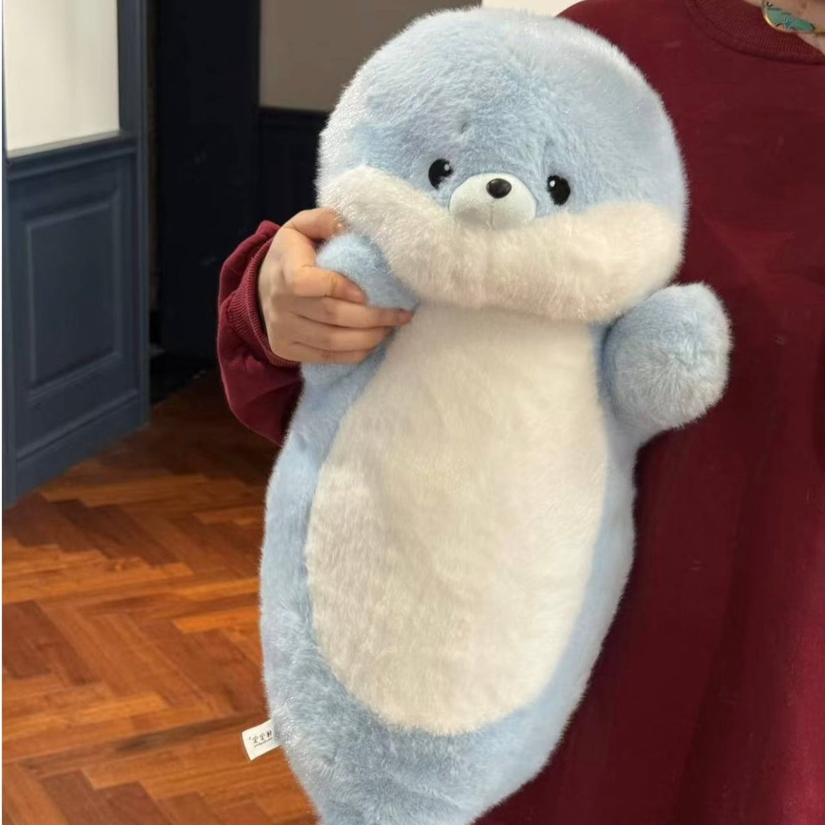 Poffy the Cuddly Seal Plush Pillow