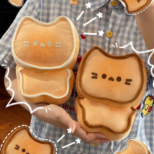 Biscotti the Cookie Cat Plush Pillow