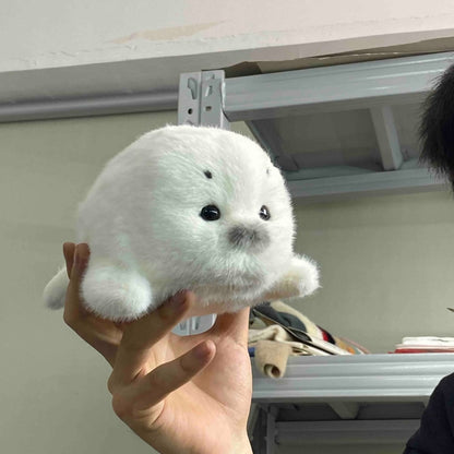 Bibi the Original Handmade Round Seal Plushie