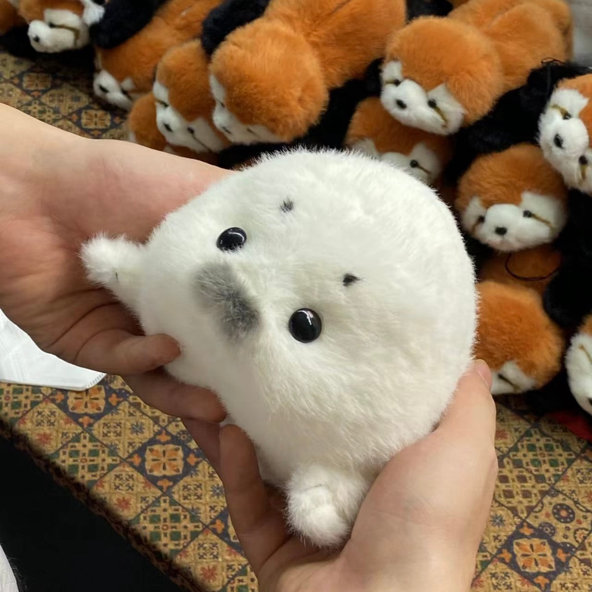 Bibi the Original Handmade Round Seal Plushie