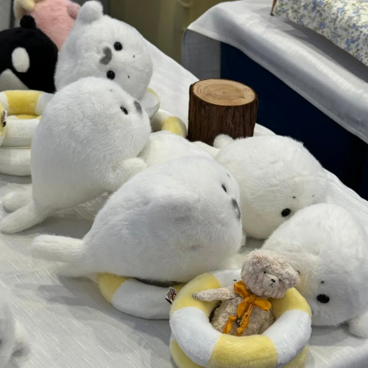 Bibi the Original Handmade Round Seal Plushie