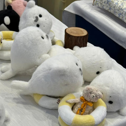 Bibi the Original Handmade Round Seal Plushie