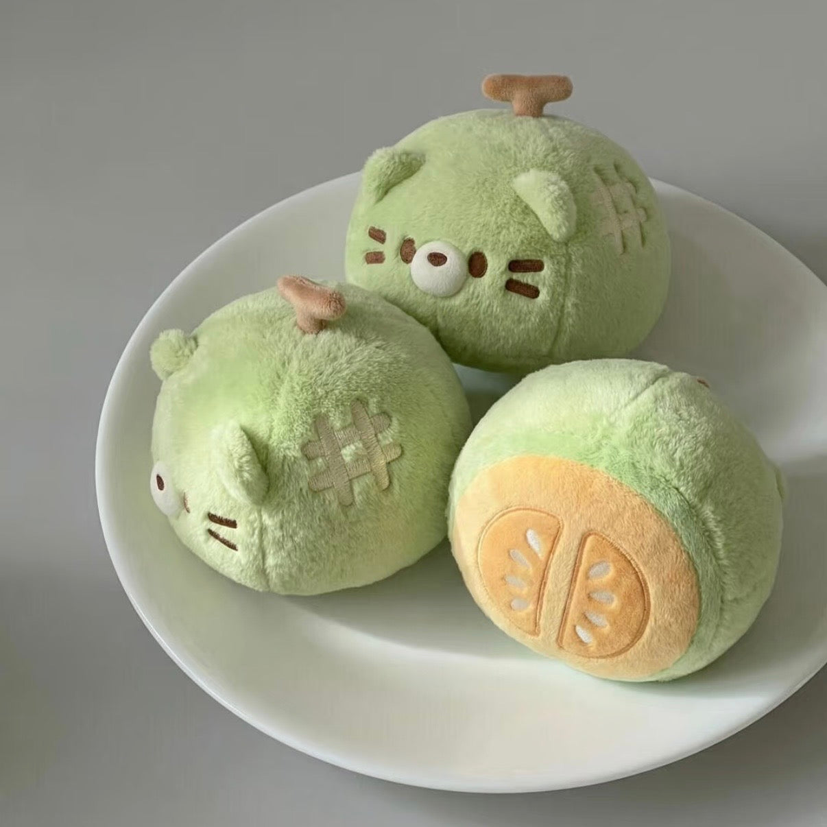 Lumi the Fruit Cat Plush Keychain