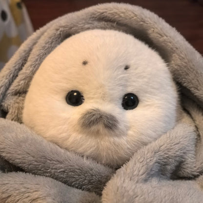 Bibi the Original Handmade Round Seal Plushie