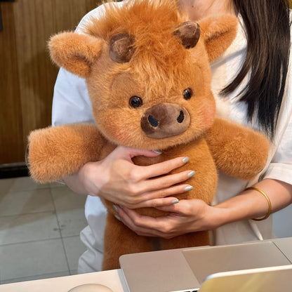 MooMellow the Chubby Highland Cow Plushie