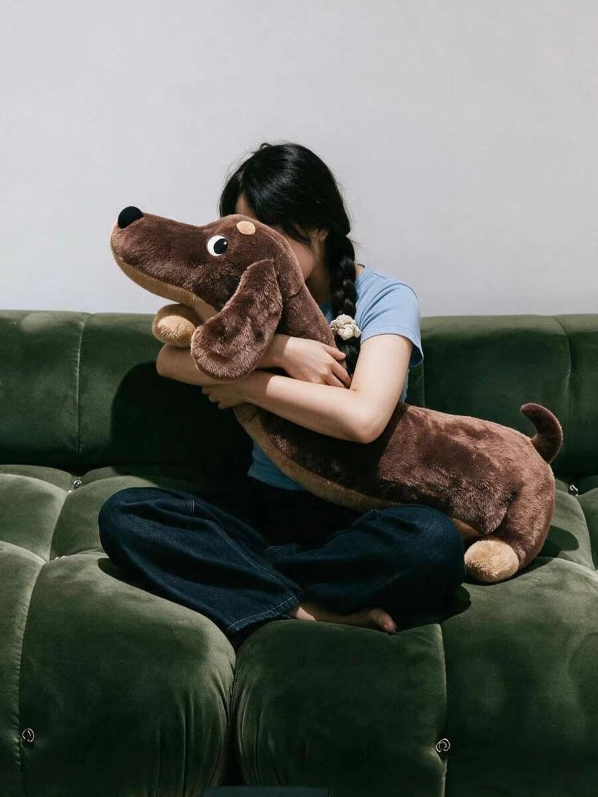 Oversized Dachshund Body Pillow – 120 cm