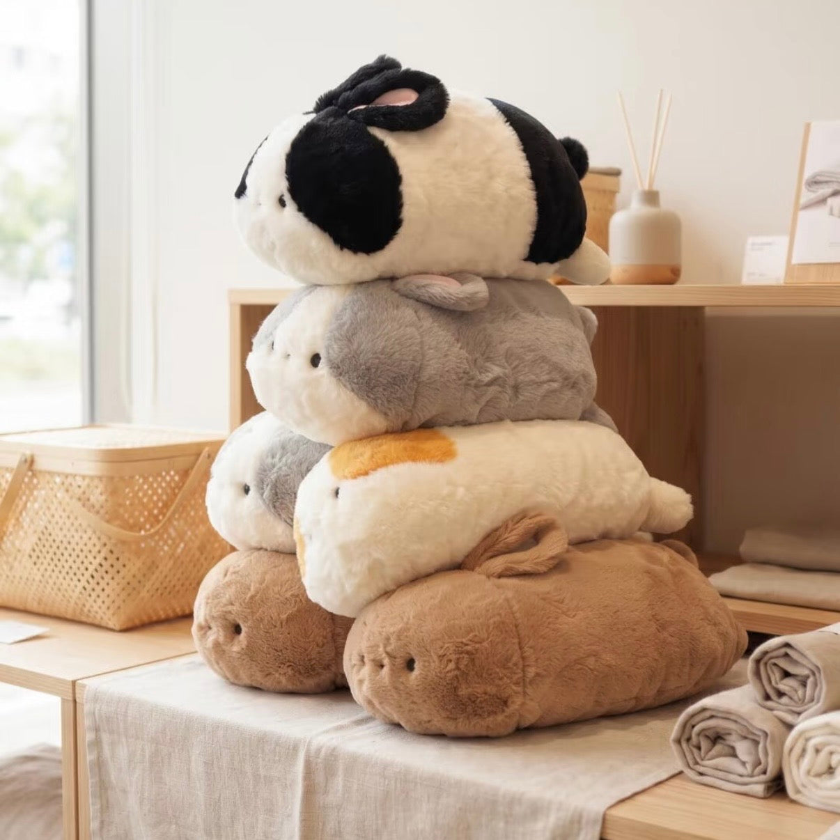 Milo the Plappy Rabbit Plush Pillow