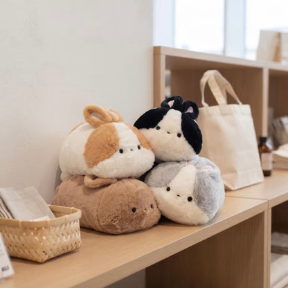 Milo the Plappy Rabbit Plush Pillow