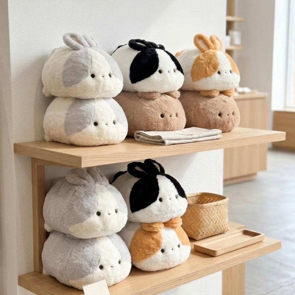 Milo the Plappy Rabbit Plush Pillow