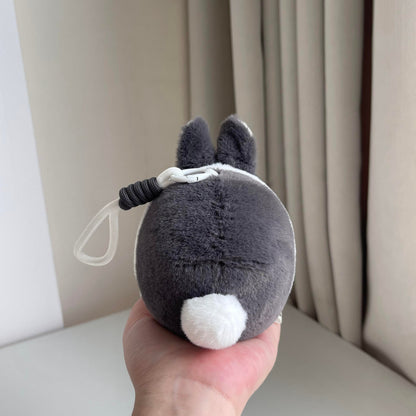Momo the Bunny Ball Plush Keychain