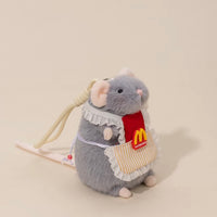 Gray 15cm Keychain
