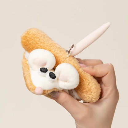 Nibbles the Pizza Mouse Plush Keychain