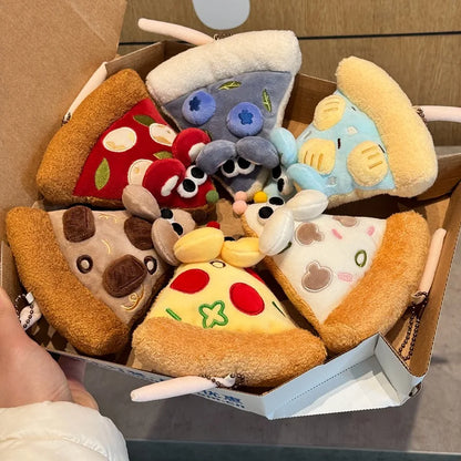 Nibbles the Pizza Mouse Plush Keychain