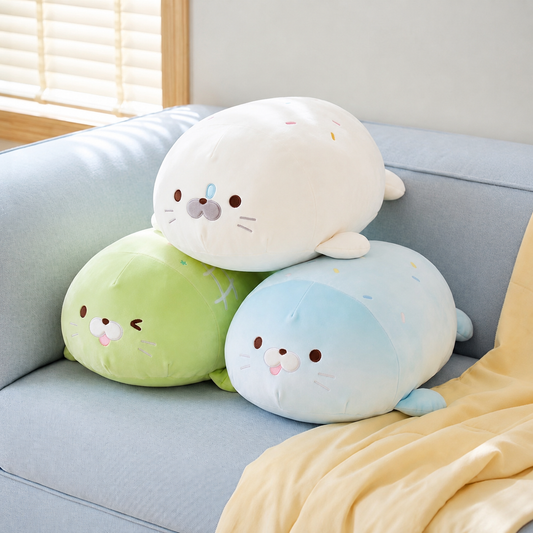 Bloop the Chubby Seal Pillow