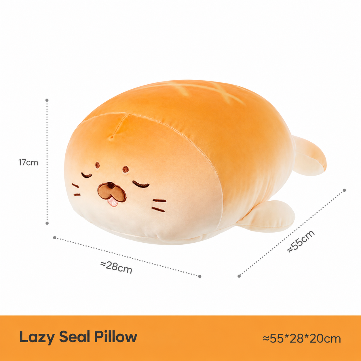 Bloop the Chubby Seal Pillow