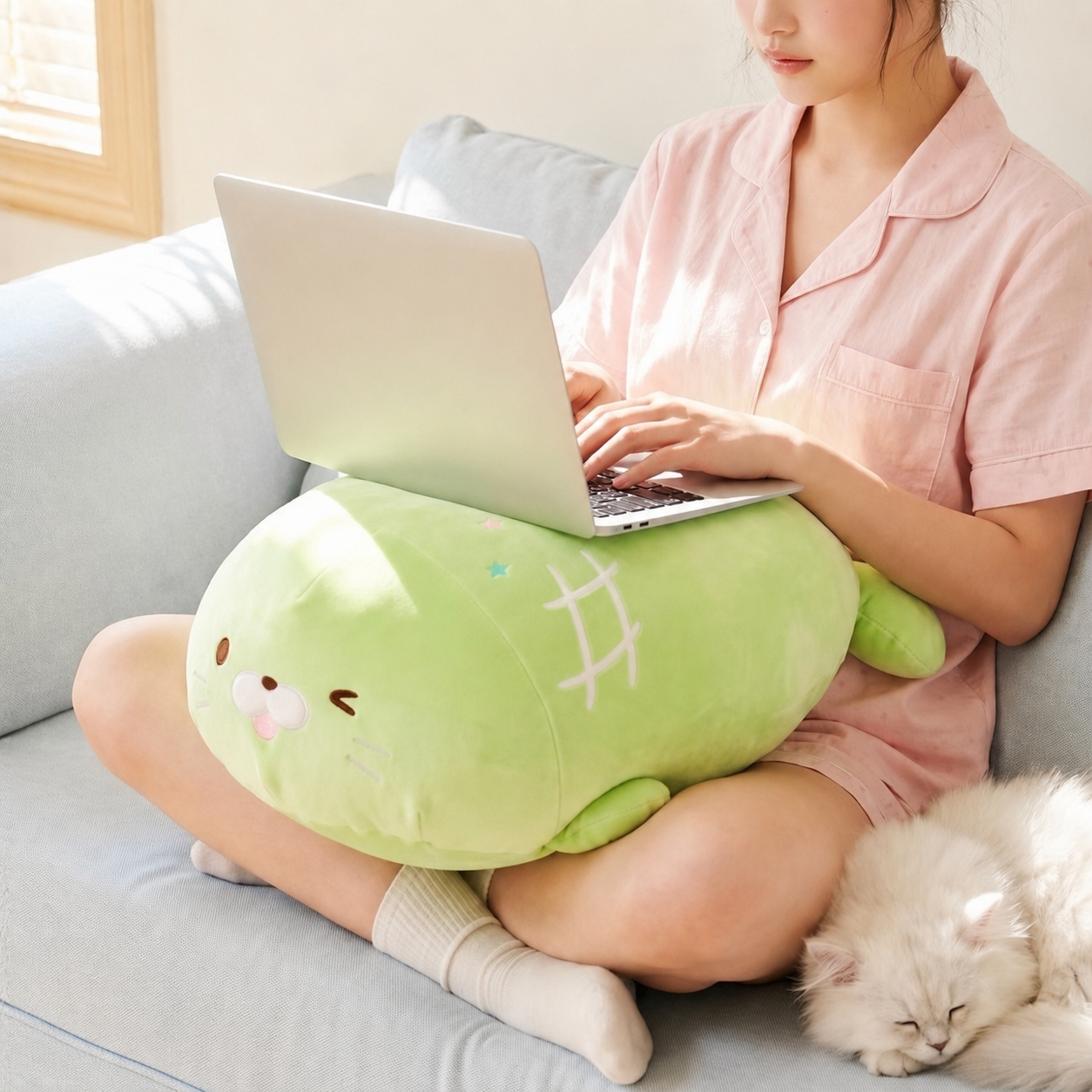 Bloop the Chubby Seal Pillow