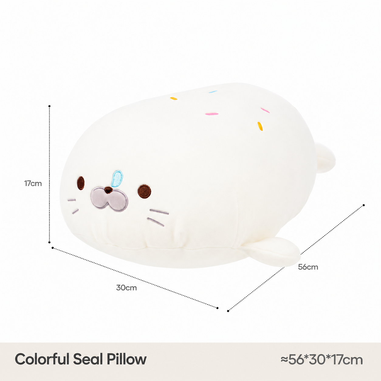 Bloop the Chubby Seal Pillow
