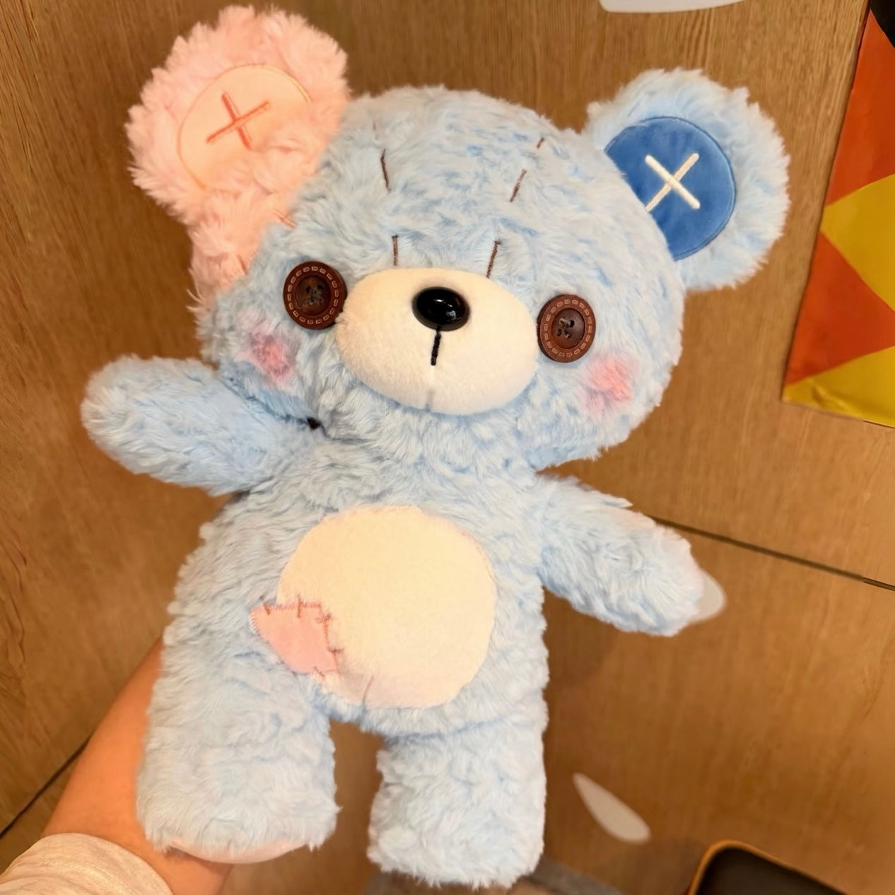 Mimi the Button Patch Bear Plushie