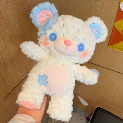 Mimi the Button Patch Bear Plushie