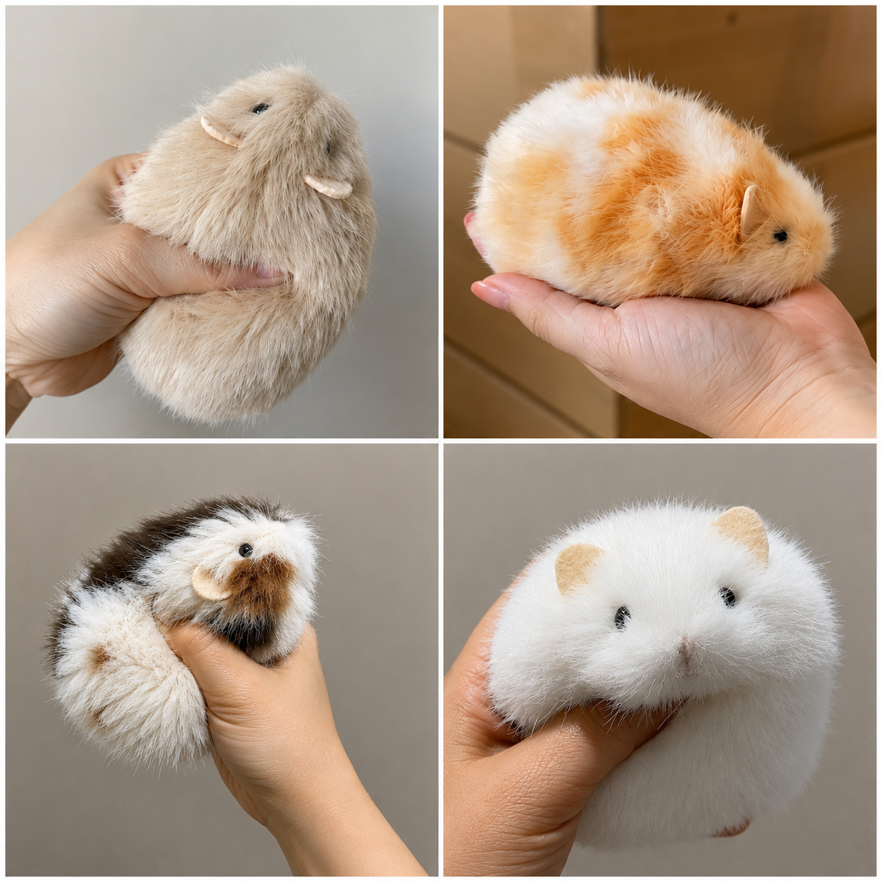 Nori the Handmade Lifelike Hamster Plushie
