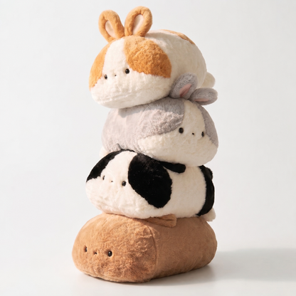 Milo the Plappy Rabbit Plush Pillow